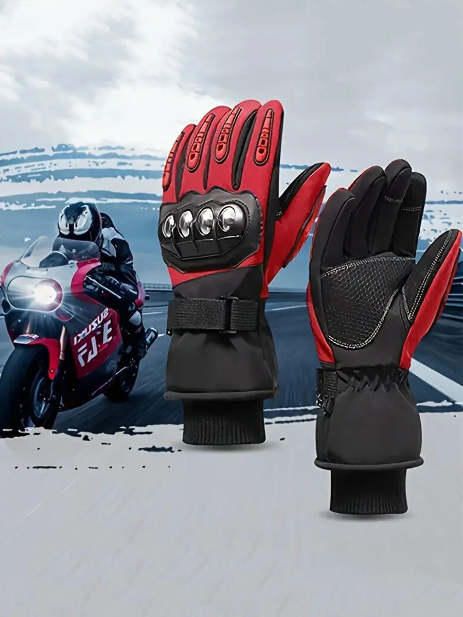 AliExpress GAFASTWO Waterproof Windproof Motorcycle Gloves Racing Winter Warm Leather for Cycling Bicycle Riding Cold Protection Gloves