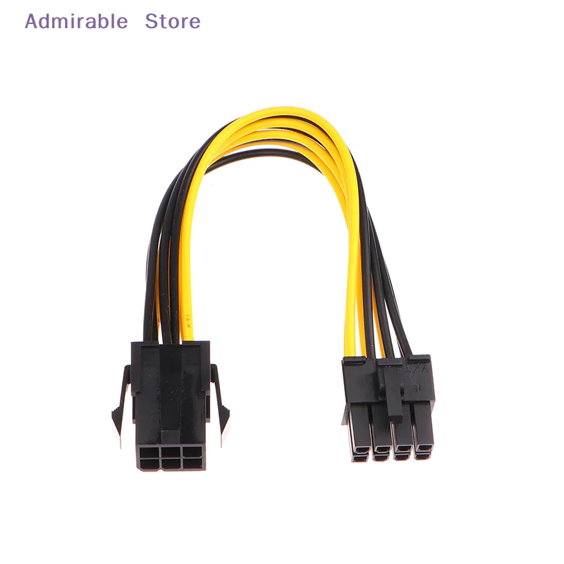 [W]Powered Adapter 6pin To 8pin Adapter, PCI-e 6-pin Male To 8-pin Female Converter For 8pin GPU Video Card