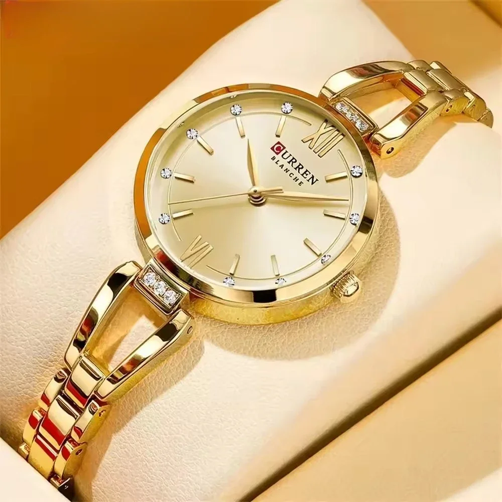 

Fashion Casual Ladies Watches Luxury Golden Small Dial Elegant Minimalism Watches for Women Waterproof Brand Gift Clock Relojes