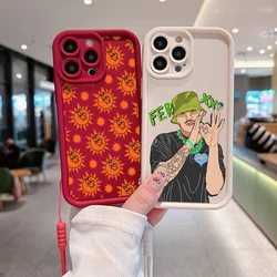 Rapper Feid Nitro Jam Ferxxo Phone Case For OPPO Reno 2 3 4 5 6 7 7Z 8 8T 10 11 Pro Plus 5G Soft TPU Back Cover With Hand Strap