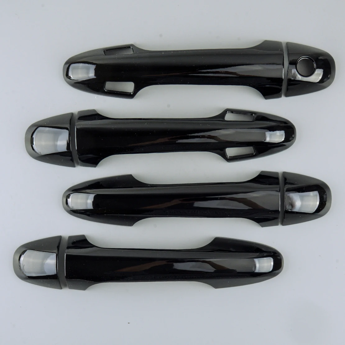 

1 Set Smart Door Handle Cover Trim Cap Fit for Toyota Tacoma 2016 2017 2018 2019 2020 2021 Glossy Black