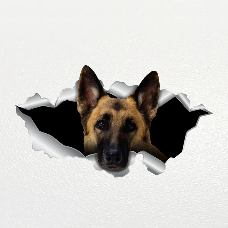 

V1075# Car Sticker German Shepherd Dog Pet Animal Waterproof Vinyl Decal Car Accessories Decor Pegatinas Para Coche