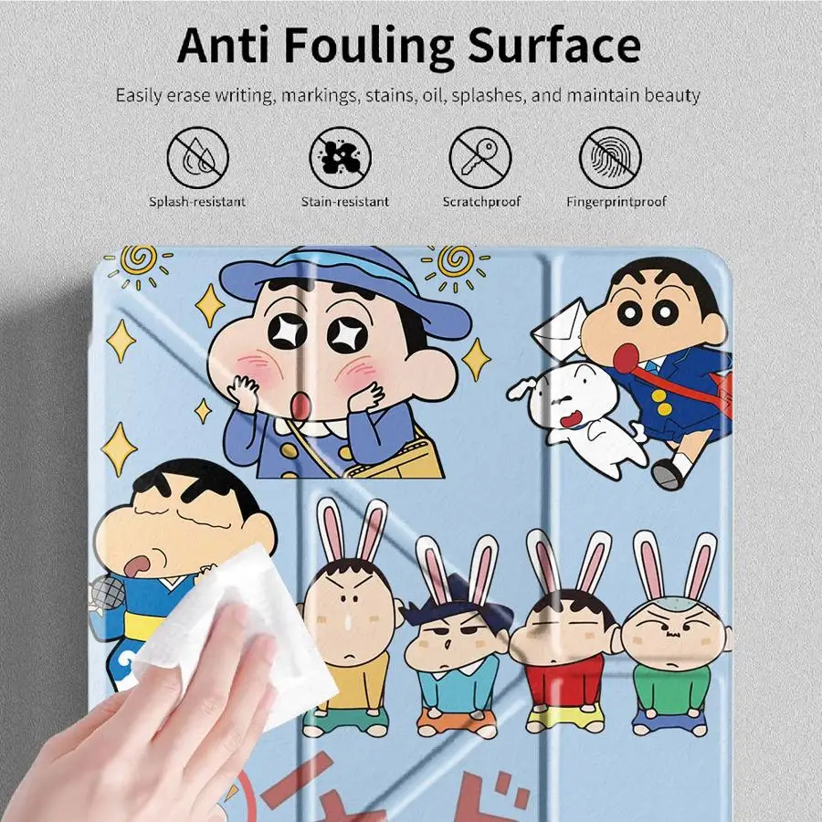 Y-Fold Holder Cover Crayon Tablet Case For iPad Mini 6 7 Pro 11th 10th 9th 8th 7th 12.9inch Air 4 5 M3 M2 1 2 M4 11inch Pro 2025