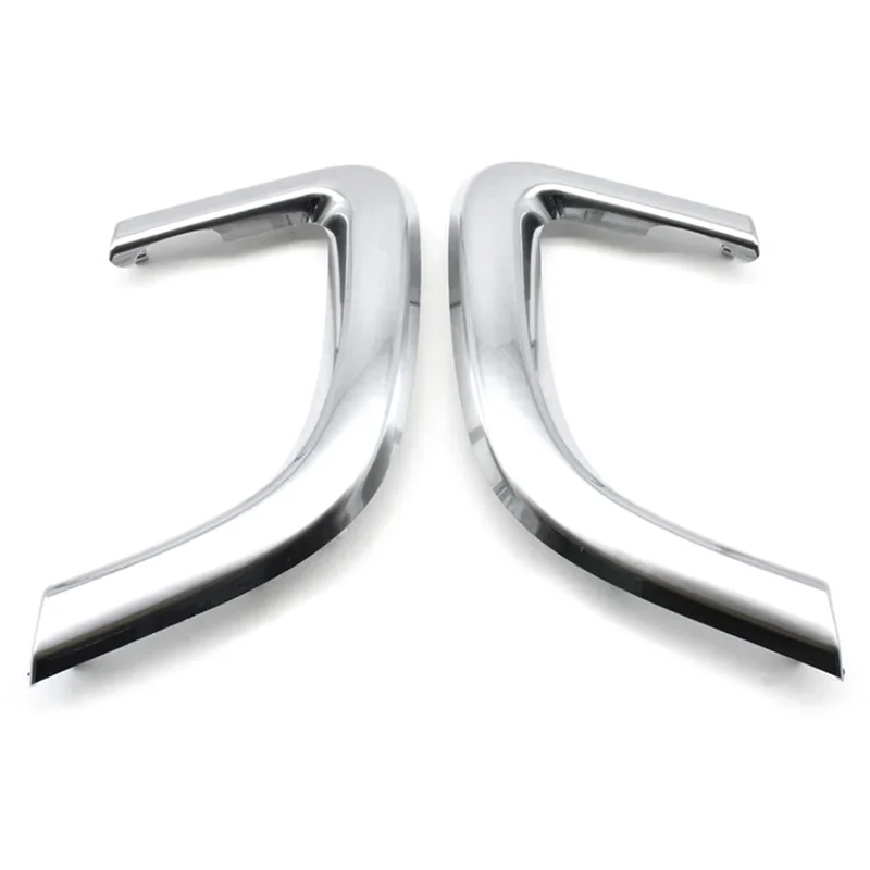 

NEW-2Piece Silver Car Left+Right Interior Door Pull Handle Cover Trim Parts Accessories Fit For Land Rover Discovery Sport 2015-