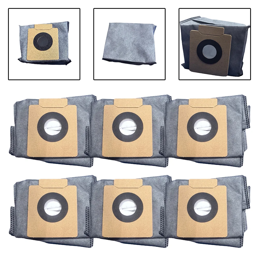 

For EUFY For Omni C20+ Robot Vacuum Dust Bag Replacement 6 Pack Large Capacity Cloth Filter Bags for Home Cleaning