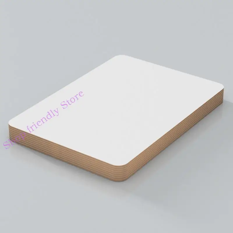 1/3/6 PCS لوحة رسائل السبورة المزدوجة من جانب الألواح البيضاء الصغيرة لوحة كتابة سهلة الاستخدام لمدرسة Office