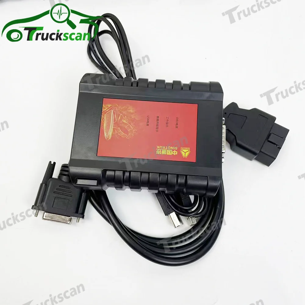 Truck Scanner Diagnostic Interface For SINOTRUK HOWO Cnhtc Diesel Engine Heavy Duty Diagnostic Tool