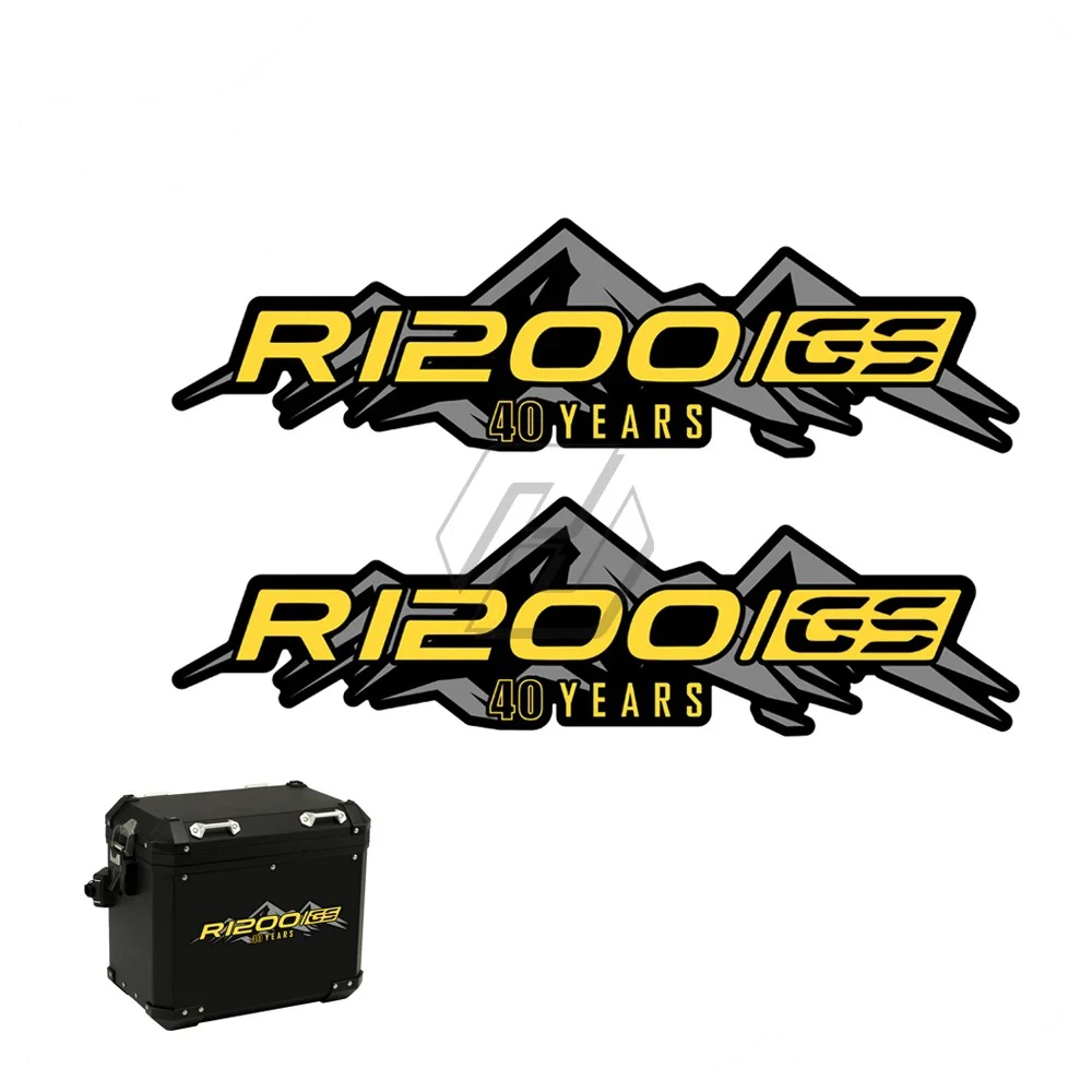 

Motorcycle Sticker Case for BMW Motorrad Aluminum Box R1200GS R1250GS ADV 40 Year Decals