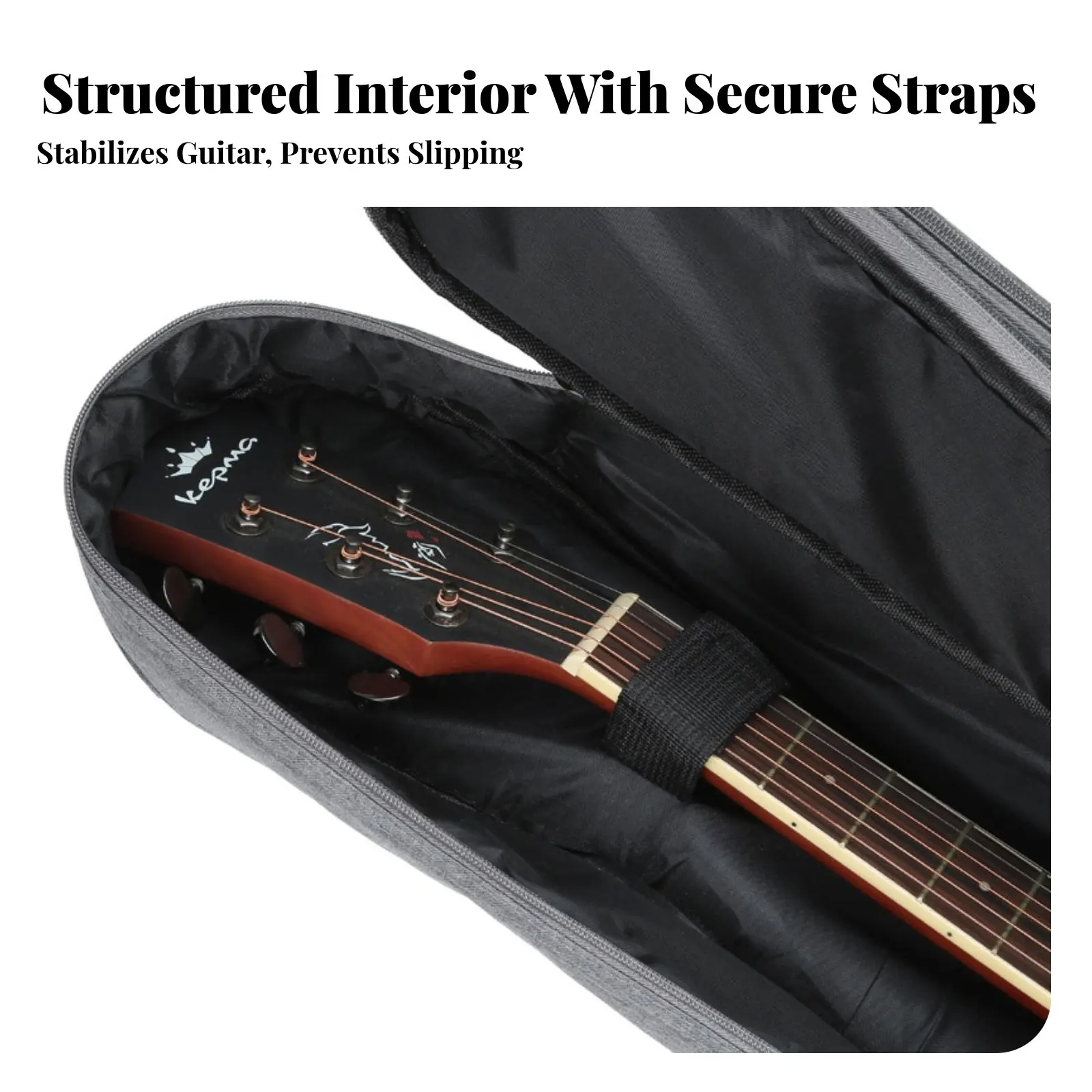 

Чехол для гитары 41 дюйм, с утолщенной подкладкой 12 мм, сумка для акустической гитары, аксессуар для музыкальных инструментов для путешествий и хранения