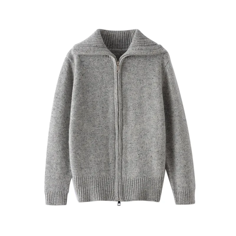 

100% wool Boys sweater Childrens winter warm wool sweater Kids zipper cardigan Cashmere Girls pullover Wool clothes Boys Tops