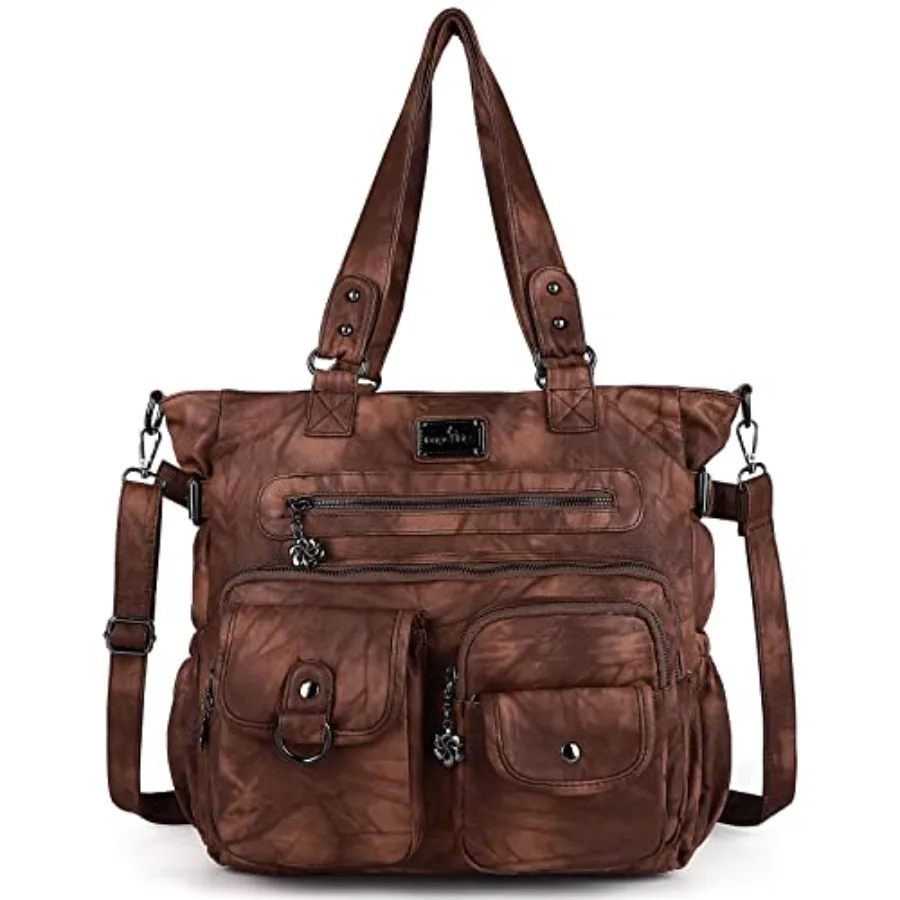 

Angelkiss Purses and Handbag for Women Soft Leather Hobo Bags Satchel Shoulder Bags Ladies Tote Crossbody Bag Purses Handbag So