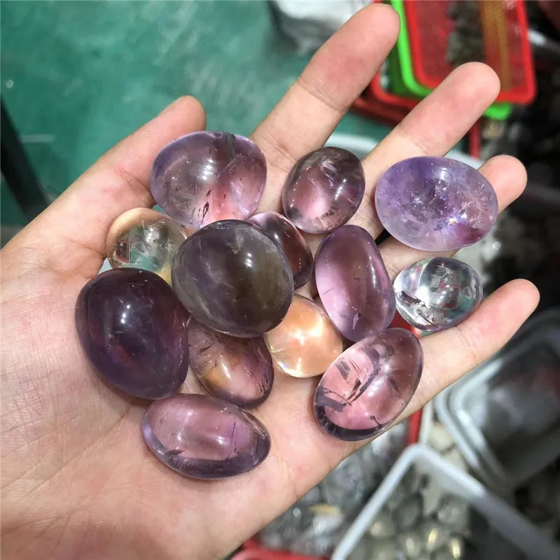 Ametrine Polished Natural Crystal Tumbled Stones For Home Decor