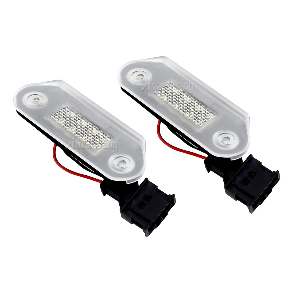 1 Paar Led Auto Kenteken Plaat Light Lampen Voor Vw Golf MK3 Voor Skoda Octavia I Auto Verlichting licence Plate Onderdelen