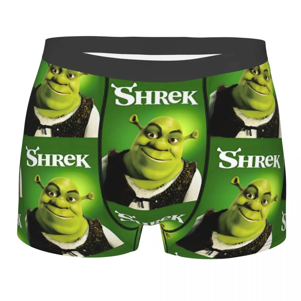 

Funny Cartoon Comedy Film Shrek Boxers Shorts Panties Male Underpants Breathable Disney Anime Funny Kawaii Briefs Underwear