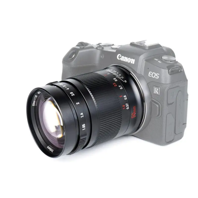 7Artisans 50 مللي متر F1.05 كامل الإطار فتحة كبيرة ثابتة البعد البؤري عدسة كاميرات بدون مرآة ل Leica L Nikon Z Canon RF Sony E
