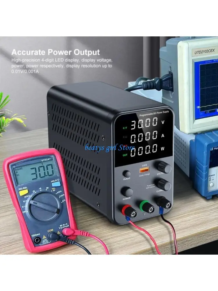 

C7AB Variable DCPower Supply 0-30V/60V/120V 0-10A Adjustable Benches Power Sources with Overcurrent Protections Features