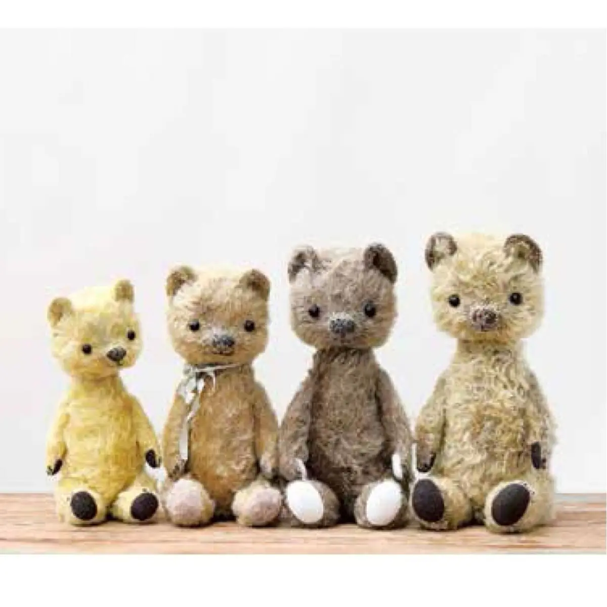 Tutorial de colección y creación de osos de peluche vintage de Hideko