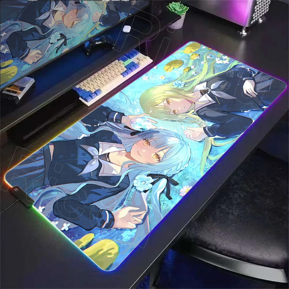 RGB لطيف مثير أنيمي فتاة حصيرة مكتبية BangDream Sakiko Togawa ماوس الوسادة Mygo Ave_Mujica ماوس الفارس الألعاب لوحة المفاتيح الفئران الحصير