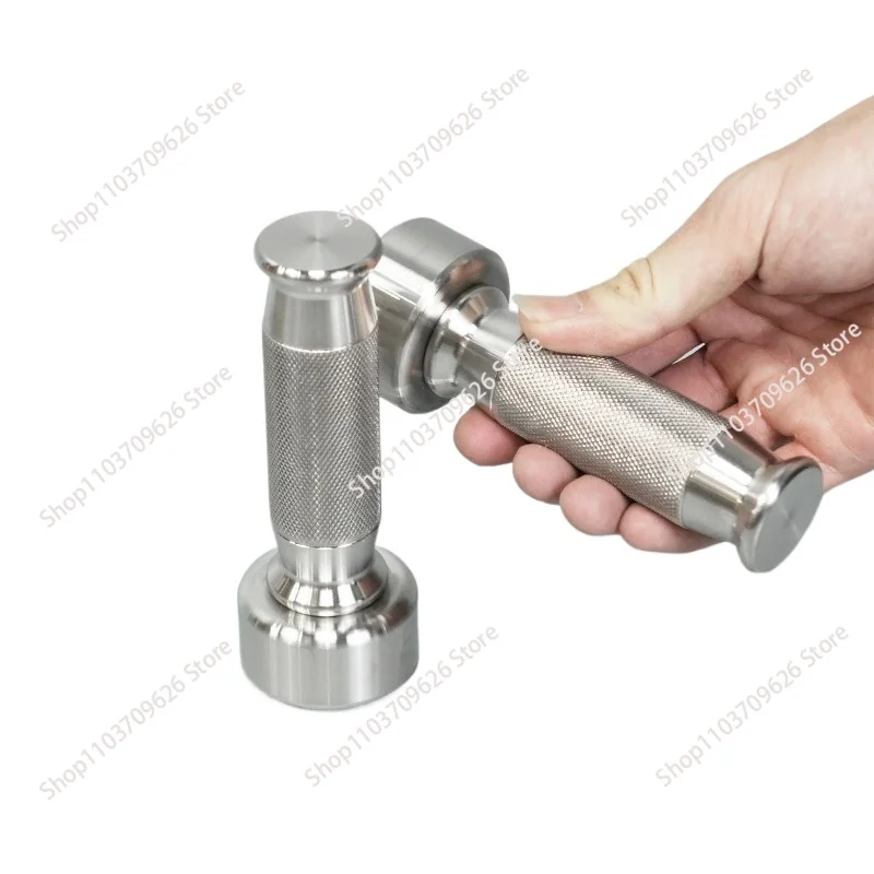 Stainless steel single head small dumbbell air blow dumbbell lightweight running thin arm