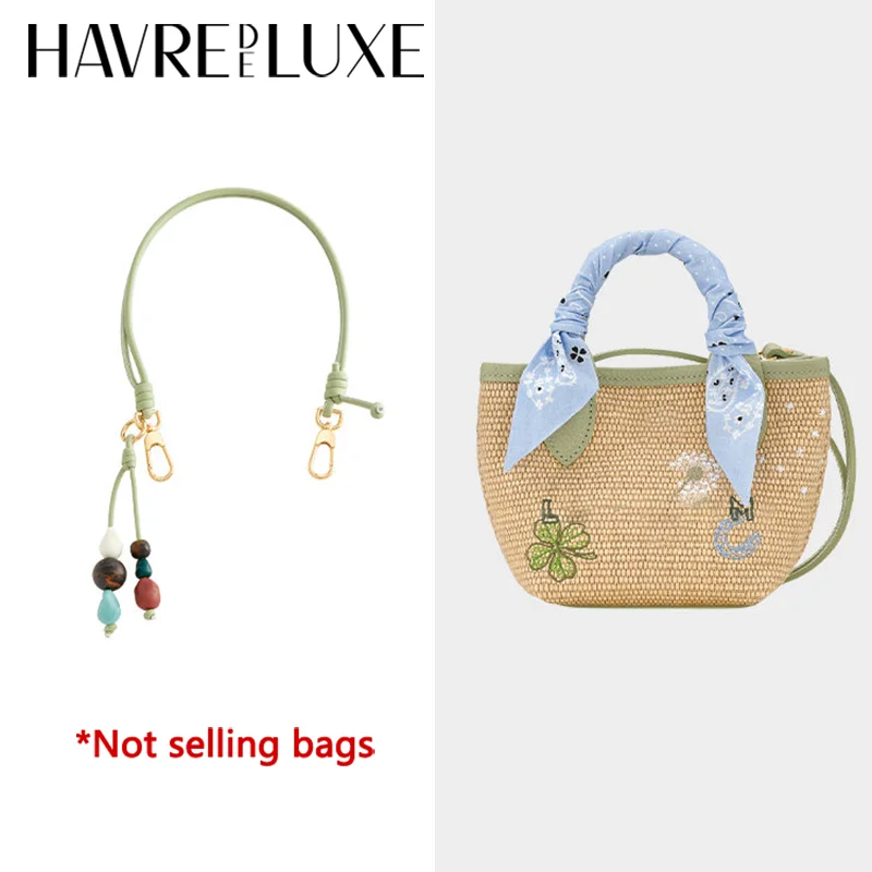 Straw Bag Beaded Shoulder Strap For Longchamp Mini Durable Fashion Gift Good Quality Bag Modification Bag Accessories