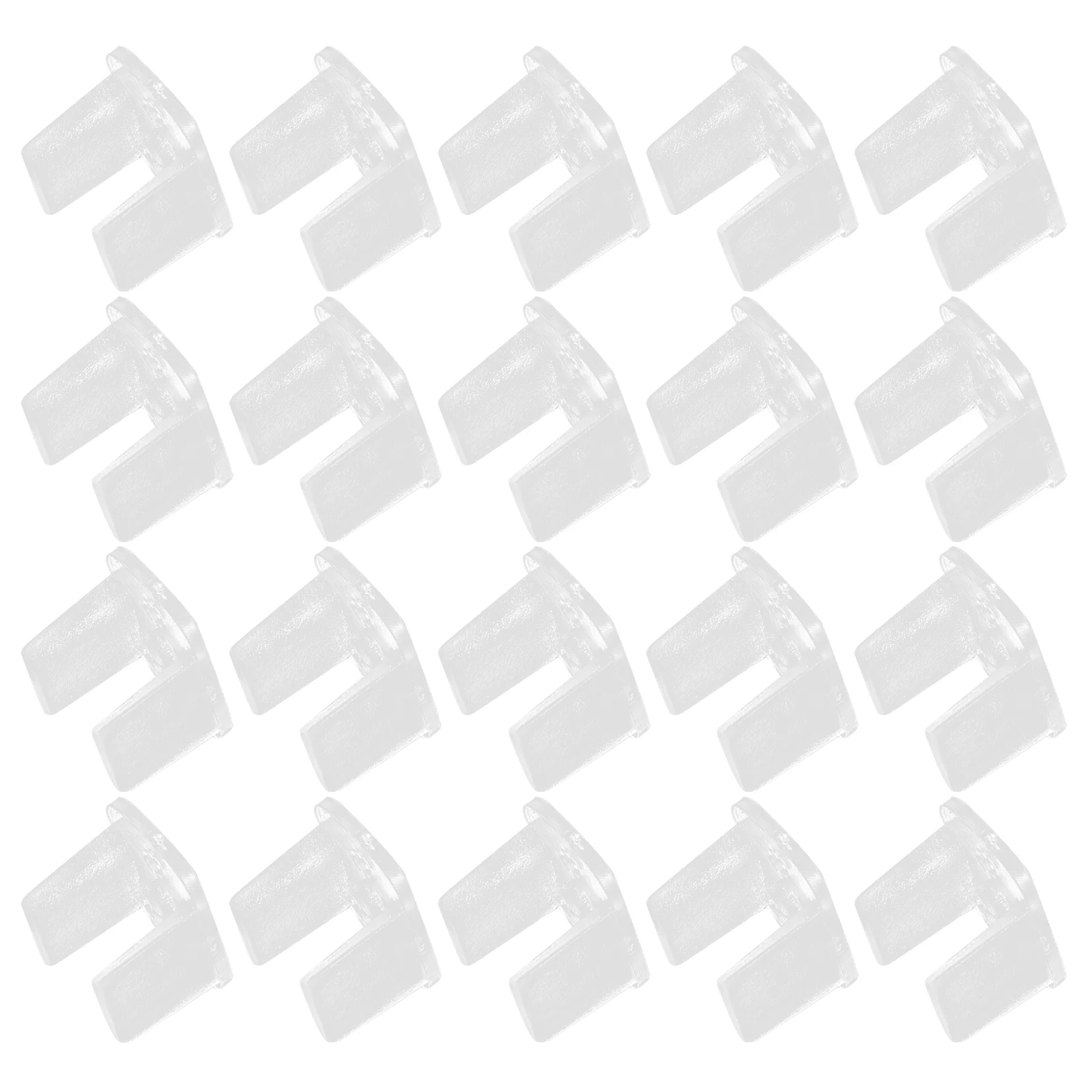 100 pcs LED Strip Clips for 6MM Wide Fixing Buckle Neon Mounting Bracket Plastic Durable Flexible Easy Installation