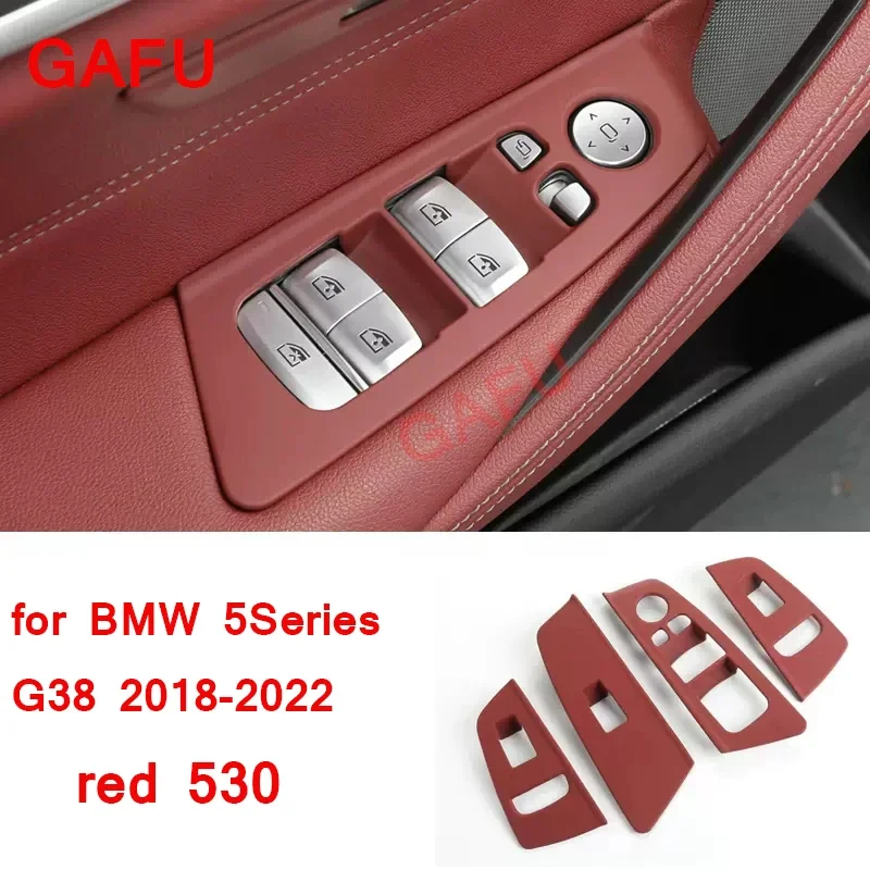 

For BMW 5 Series G38 2018-2022 Car Door Storage Box Multi-function Interior Boxes Lifter Panel Car Protective Accessories