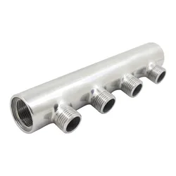 DN20 304 stainless steel water way manifold water manifolds for floor heating