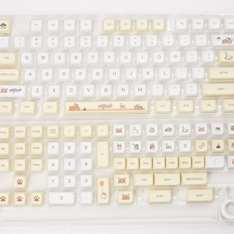 Keycap xda height PBT material heat sublimation 108/104/100/98/87/84/82/68/64/61