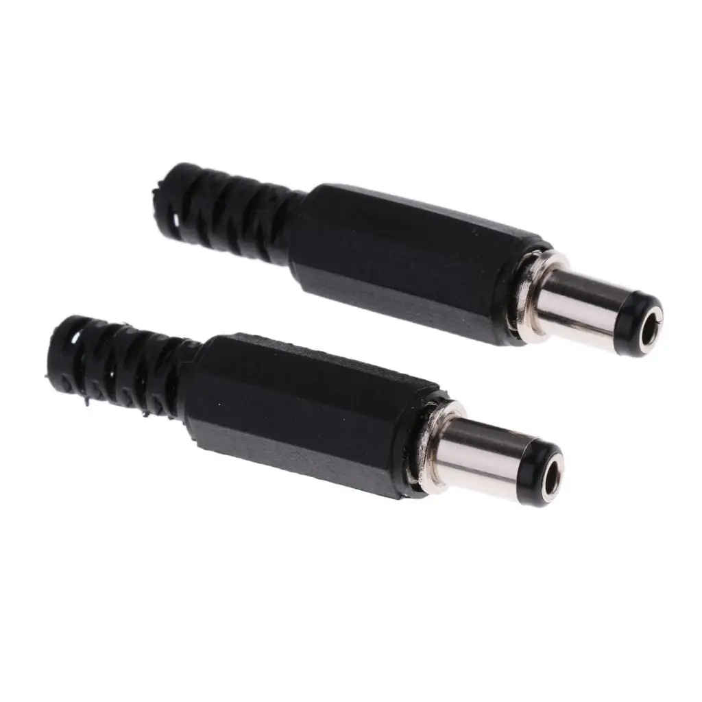 DC Plug Male Power Connector Barrel Jack Solder Adapter 5A 24V for Custom Cable Replacement