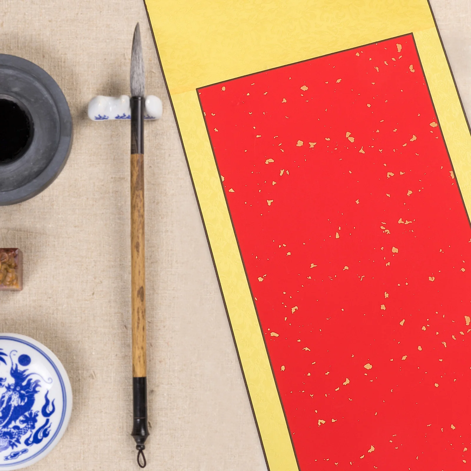 

Rice Paper Scroll Hanging Calligraphy Drawing Design Moderate Ink Inhibition Slow Infiltration Suitable Chinese