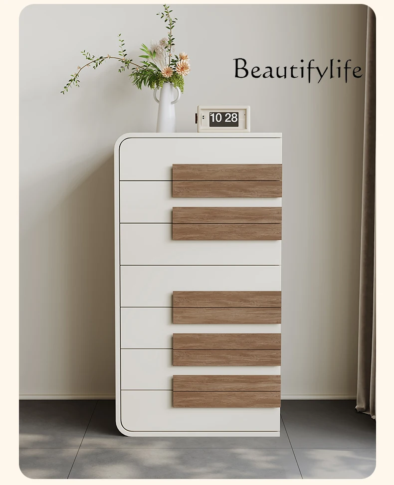 

Piano keys bucket cabinet solid wood living room drawer storage vertical cabinet creative storage wall side cabinet
