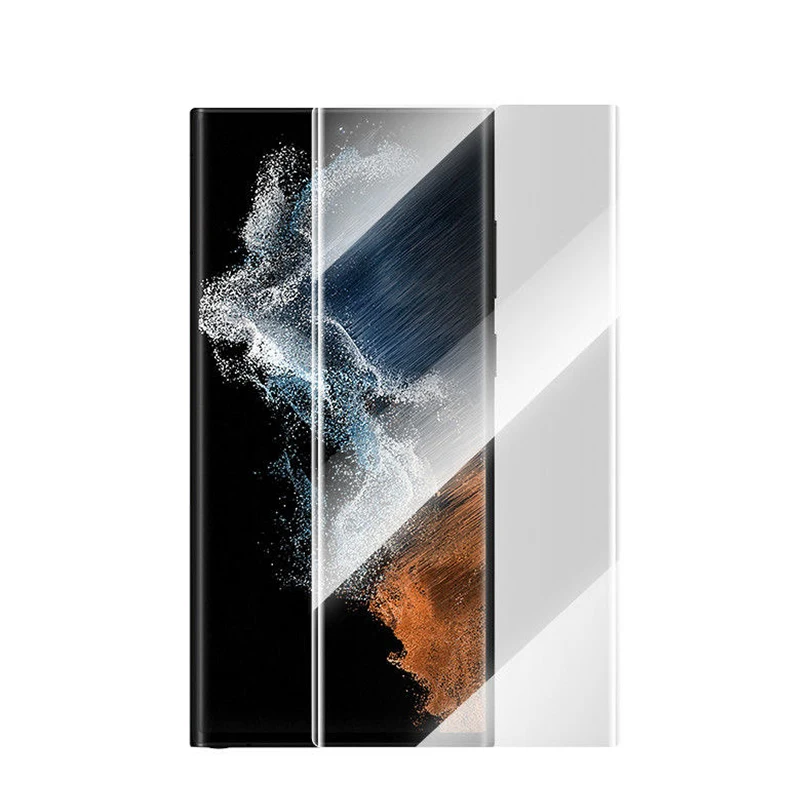 2PCS UV Tempered Glass For Samsung Galaxy S22 S21 S23 Plus Ultra Screen Protector Note 20 Ultra 10 9 8 S10 S9 S20FE S10E S 22 23