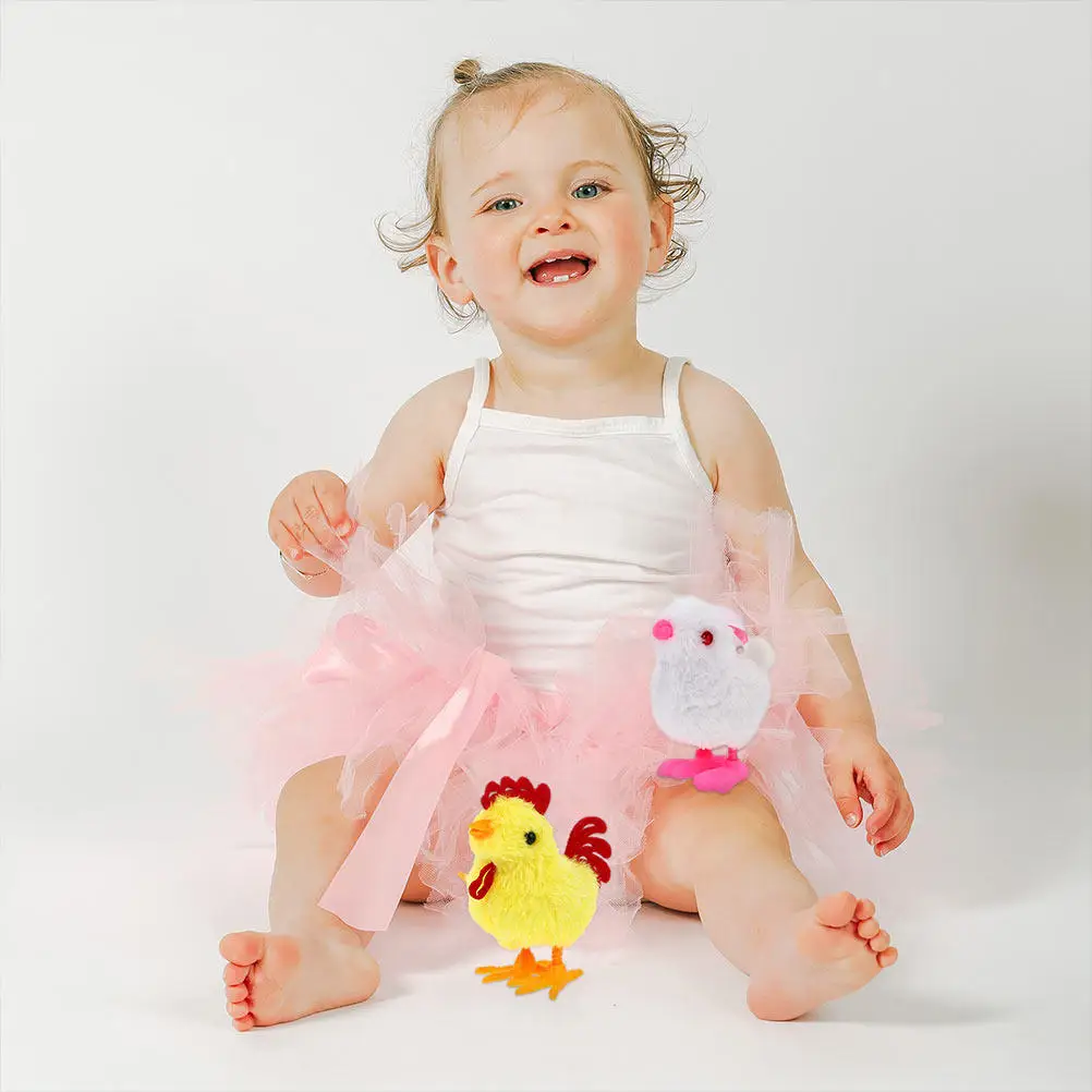 

20Pcs Wind-Up Easter Bunny Chick Clockwork Fun Party Favors Adorable Walking Gifts for Kids Festive Easter Celebration