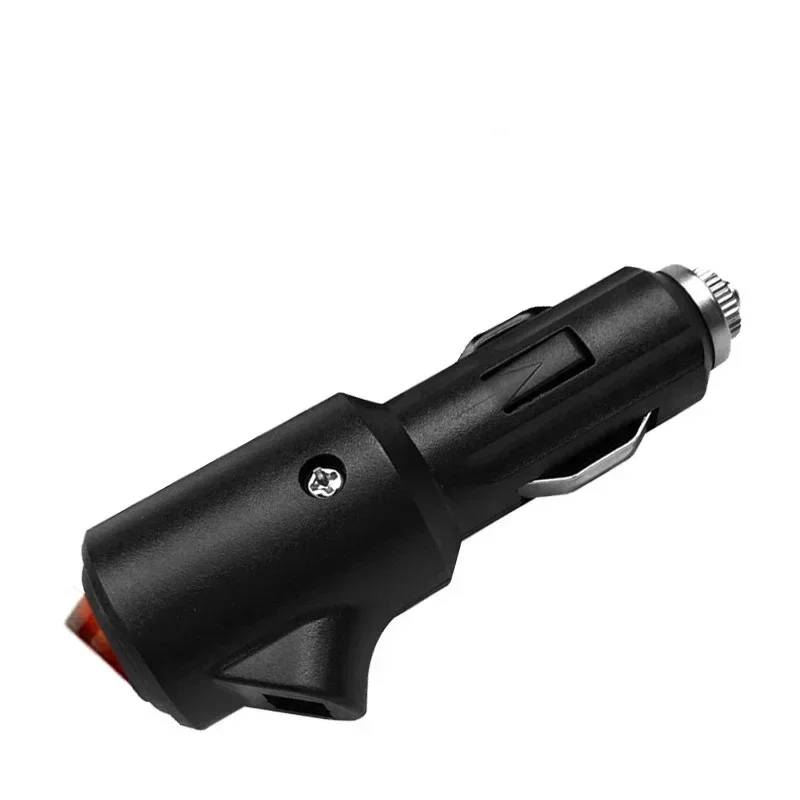 DC 12V 24V Car Cigar Lighter Switch Power Socket Plug With LED Indicator Cigar Lighter Plug Transmission & Cables