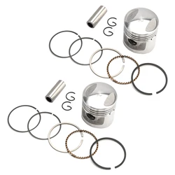 Artudatech 2x Engine Piston Rings Pin Kit 44mm 44.25mm 44.5mm For Honda CM125 CA125 CM CA 125 Rebel Parts
