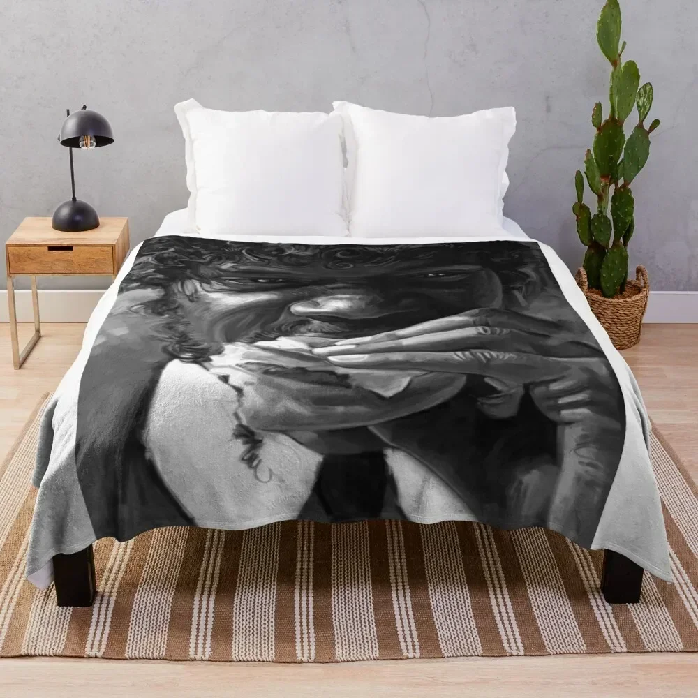 

Samuel L. Jackson Throw Blanket Thin Soft Blanket for Summer Night Sleeping