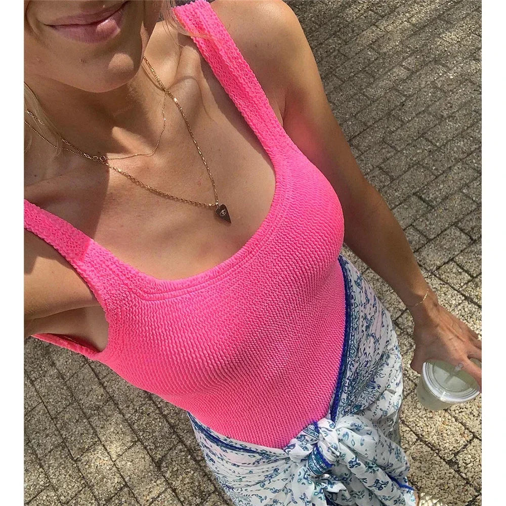 2025Sexy donna costume intero costumi da bagno femminile solido push up perizoma bagnante costume da bagno monokini costumi da bagno brasiliani