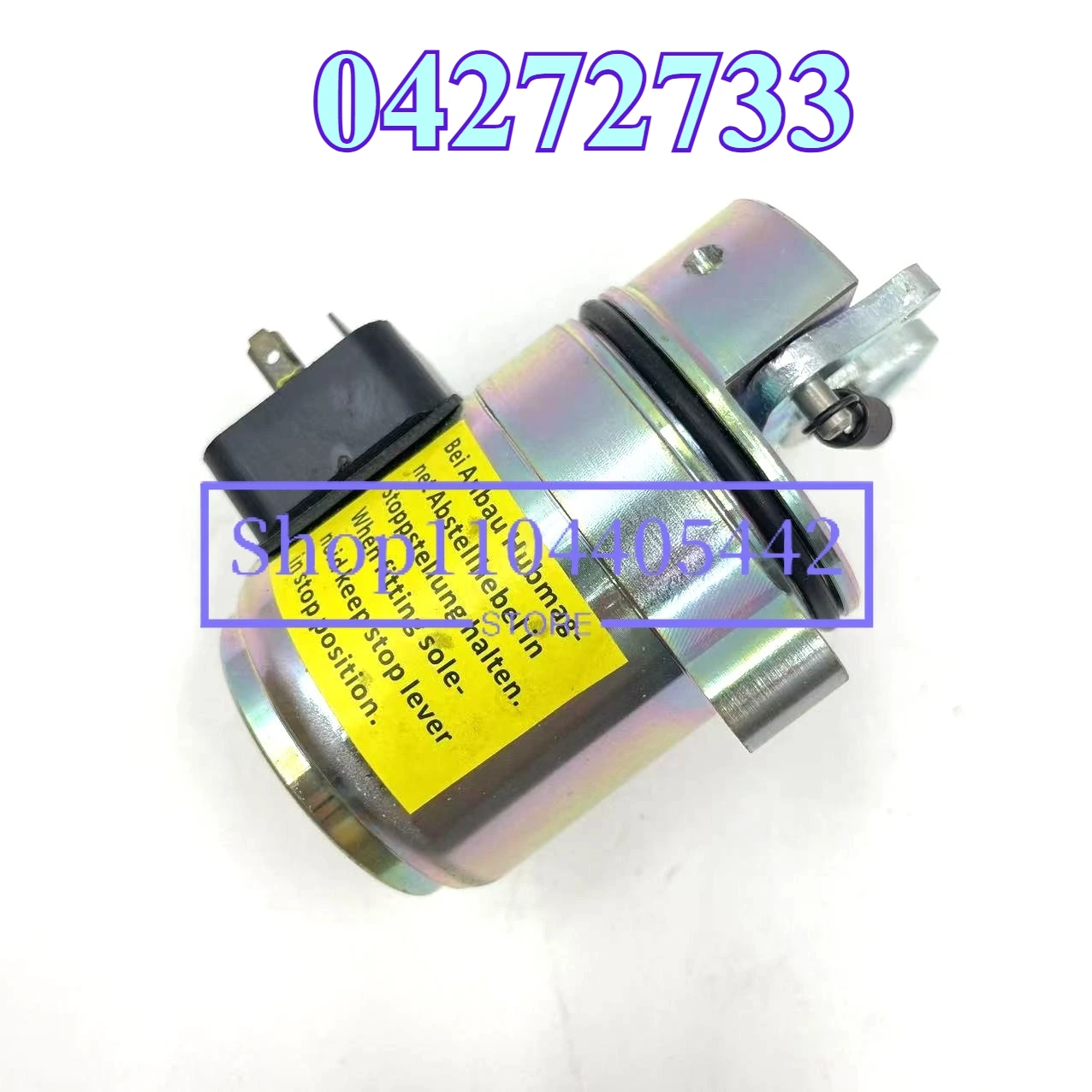 

04170534R 04272733 M7272733 12V CASE Backhoe 360 Fuel Shutoff Solenoid for Deutz Engine F2L1011 F3L1011 F4L1011 BF4L1011