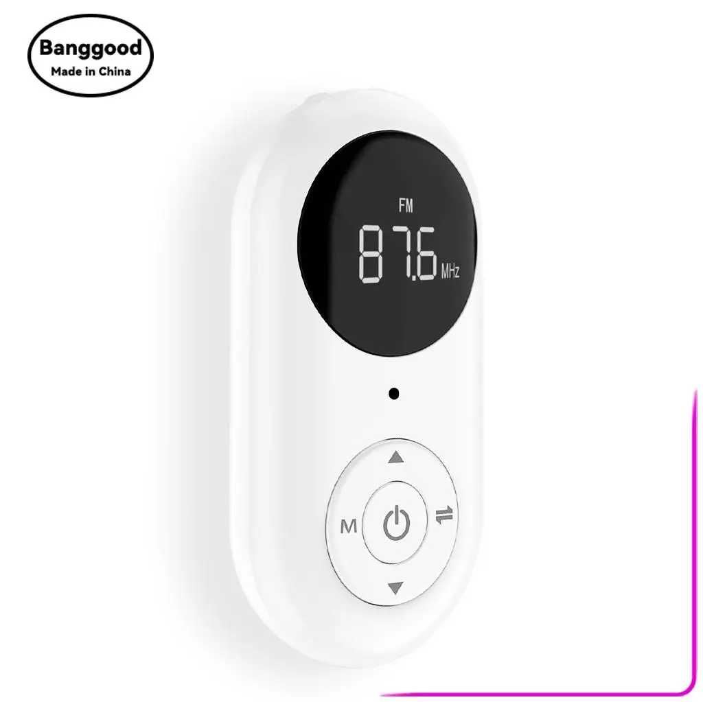 ZF362 3-in-1 Portable Car 3.5MM Audio To FM Transmitter 5.3 Bluetooth USB Audio Transmitter