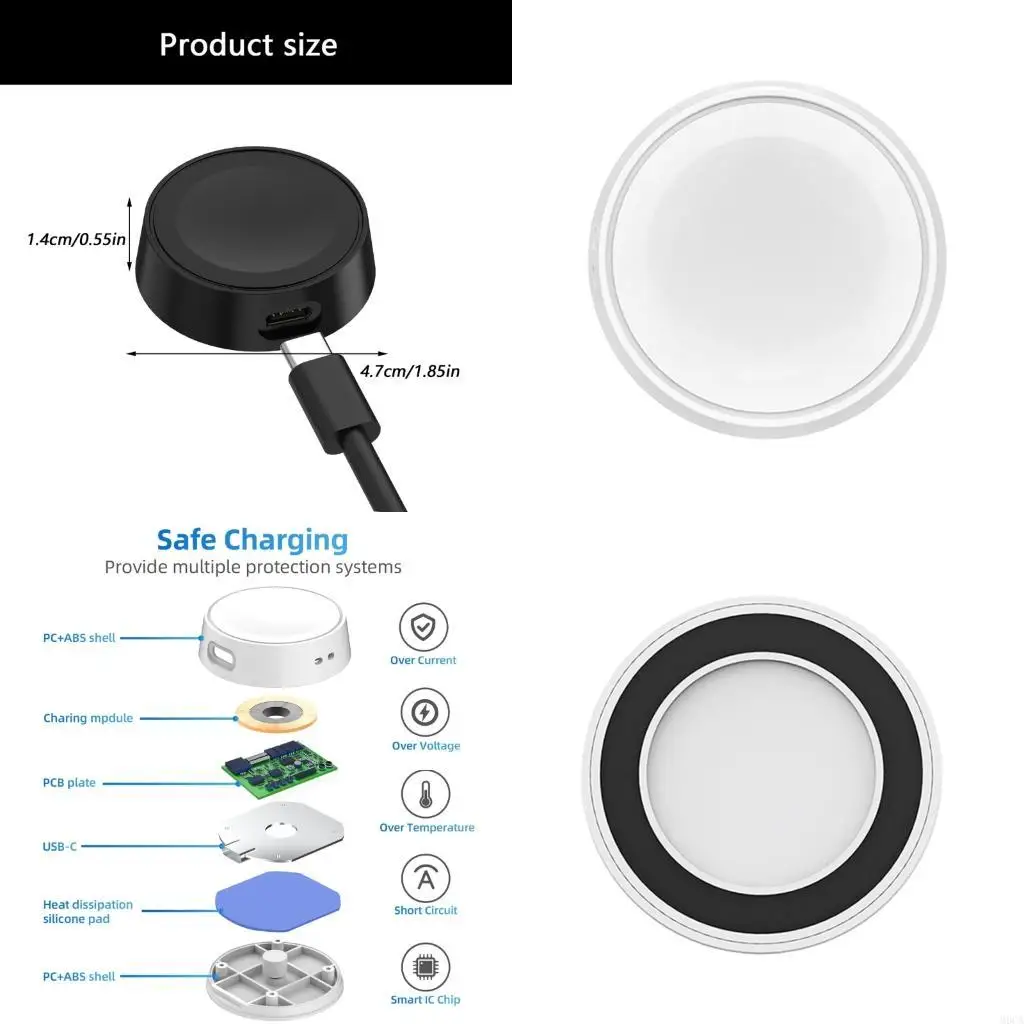 

M6CA Travel Friendly с несколькими устройствами зарядные накладки легкий корпус ABS для наблюдения 8