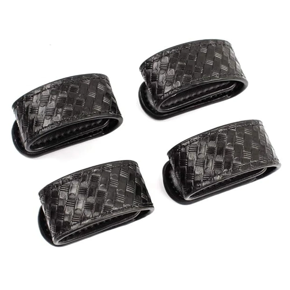 Basketweave Double Snap Belt Keepers, Duty Keepers Fit 2.25\