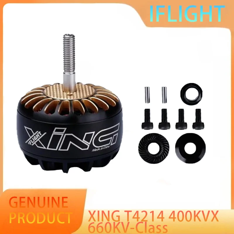 

IFlight XING T4214 4214 400KV / 660KV 3-8S X-CLASS Brushless Motor compatible 14/15/16inch propeller for iX15 X-class FPV Drone