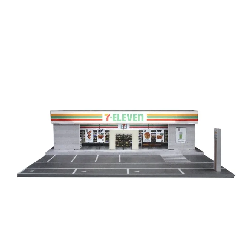

Lawson convenience store lighting version assembly scene model