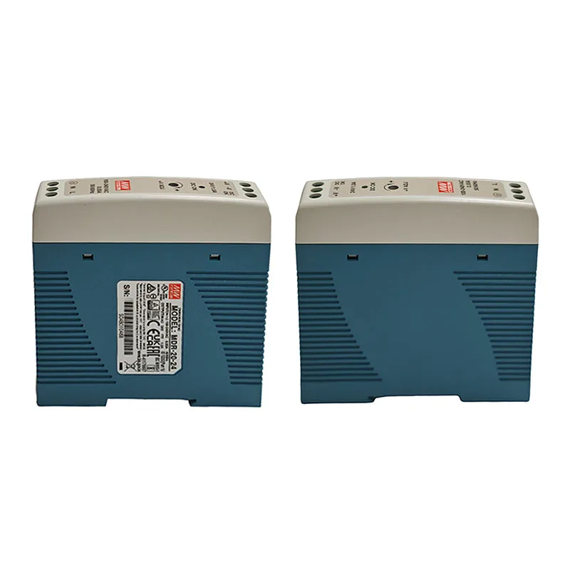 2 قطعة MDR-20-24 24 واط سليم DIN السكك الحديدية LED صناعة إمدادات الطاقة إخراج واحد 24 فولت ترددات 48 فولت 1A الحالي