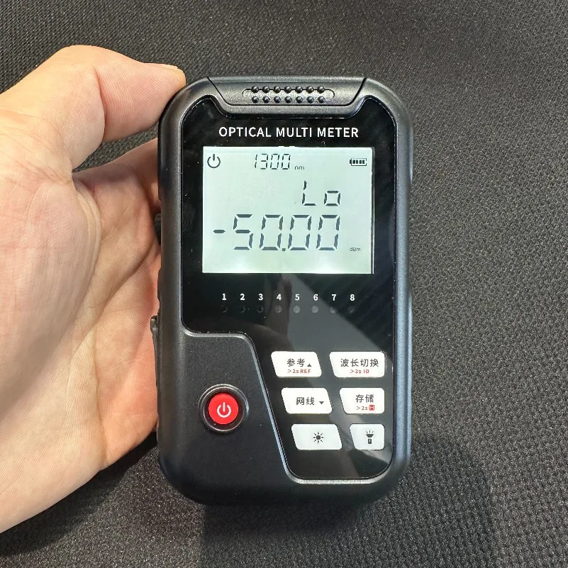 NK220 High Precision Optical Power Meter Red Light Integrated Machine Rechargeable Fiber Tester Visual Fault Locator