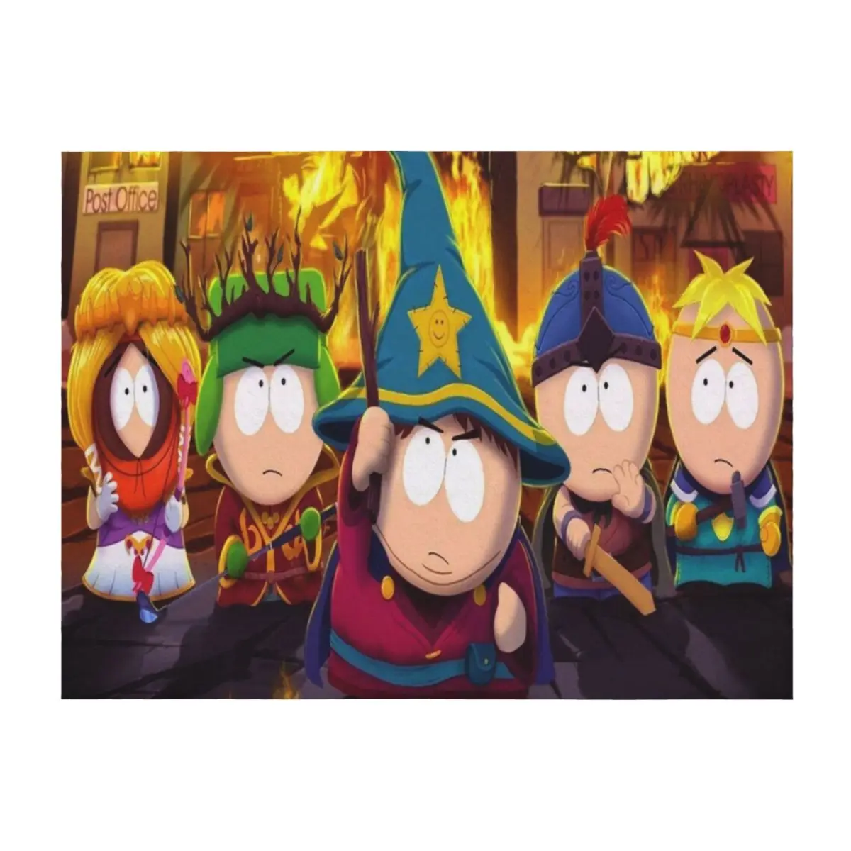 

SouthPark Wizards Throw Blanket Giant Sofa Cute Plaid Summer Decorative Sofas Blankets