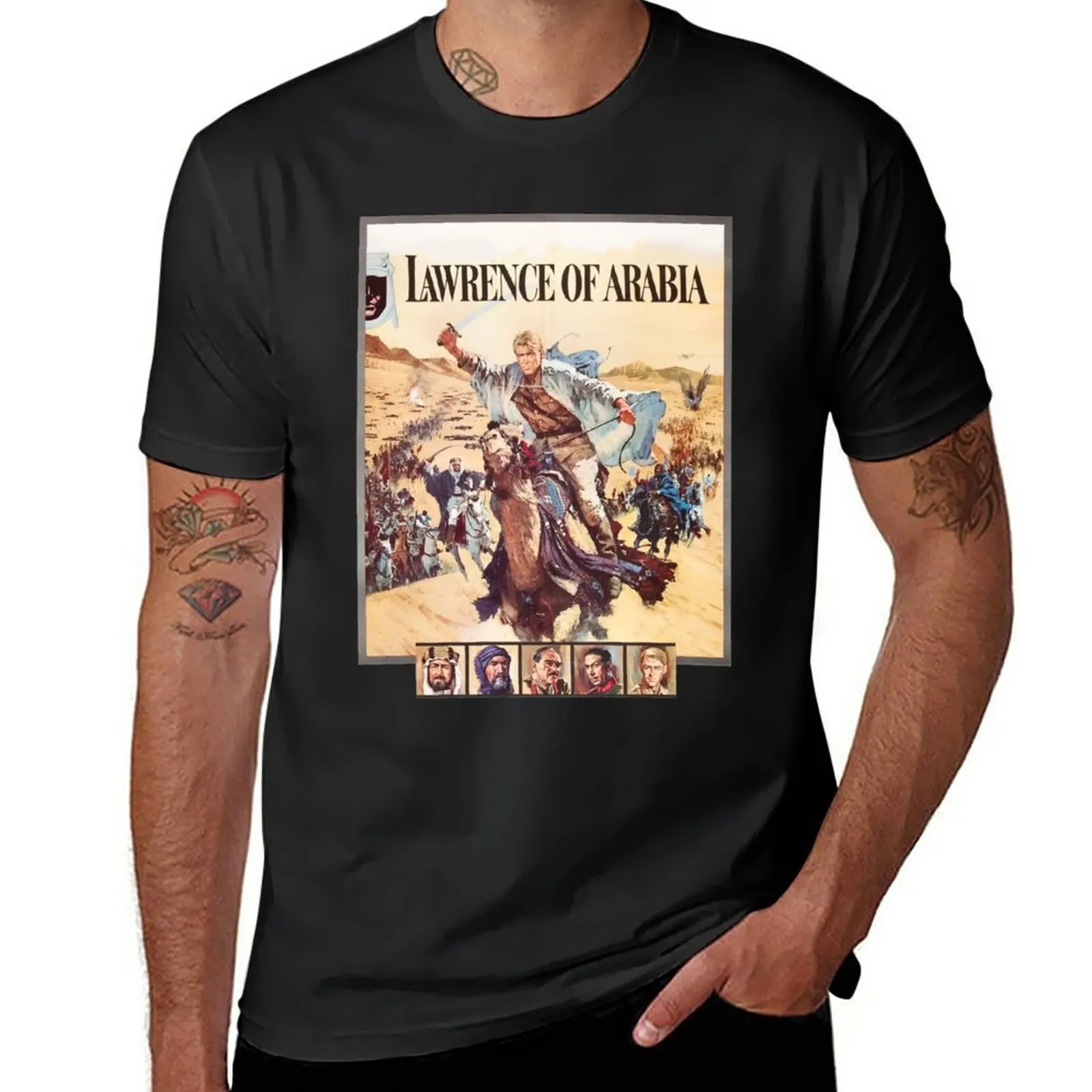 New Lawrence of Arabia T-Shirt sports fan t-shirts cute clothes blank t shirts T-shirt short mens clothes