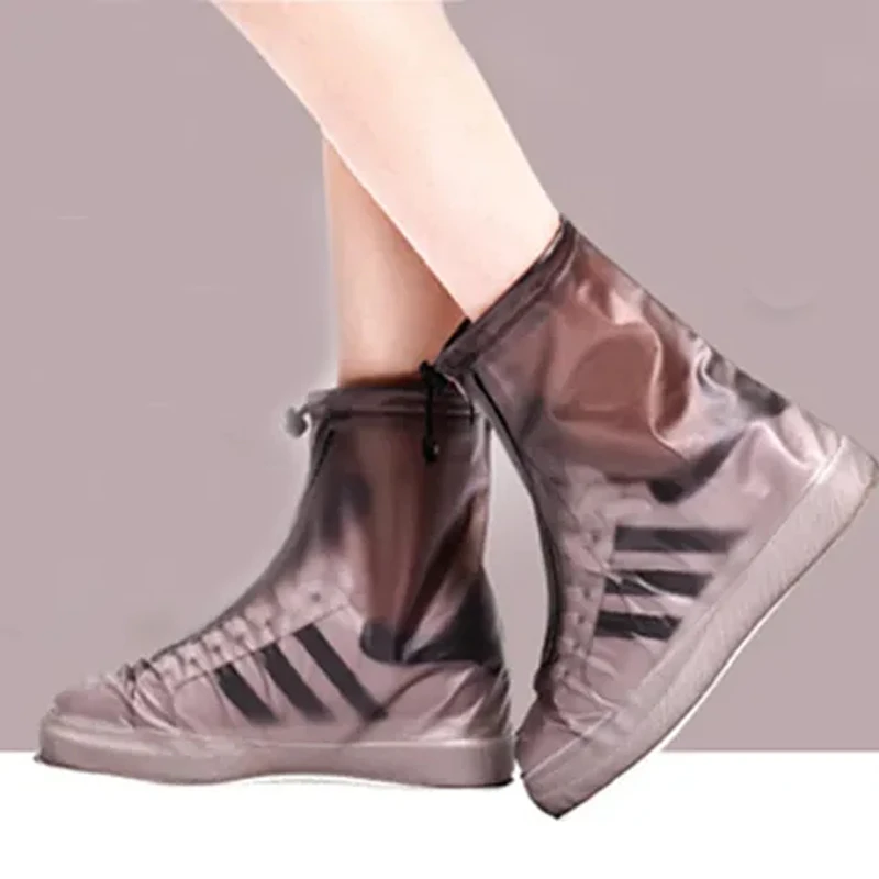 

Men Women New Rain Proof Shoe Covers Outdoor Waterproof Non-slip Wear-resistant Thick Reusable Shoes Cover