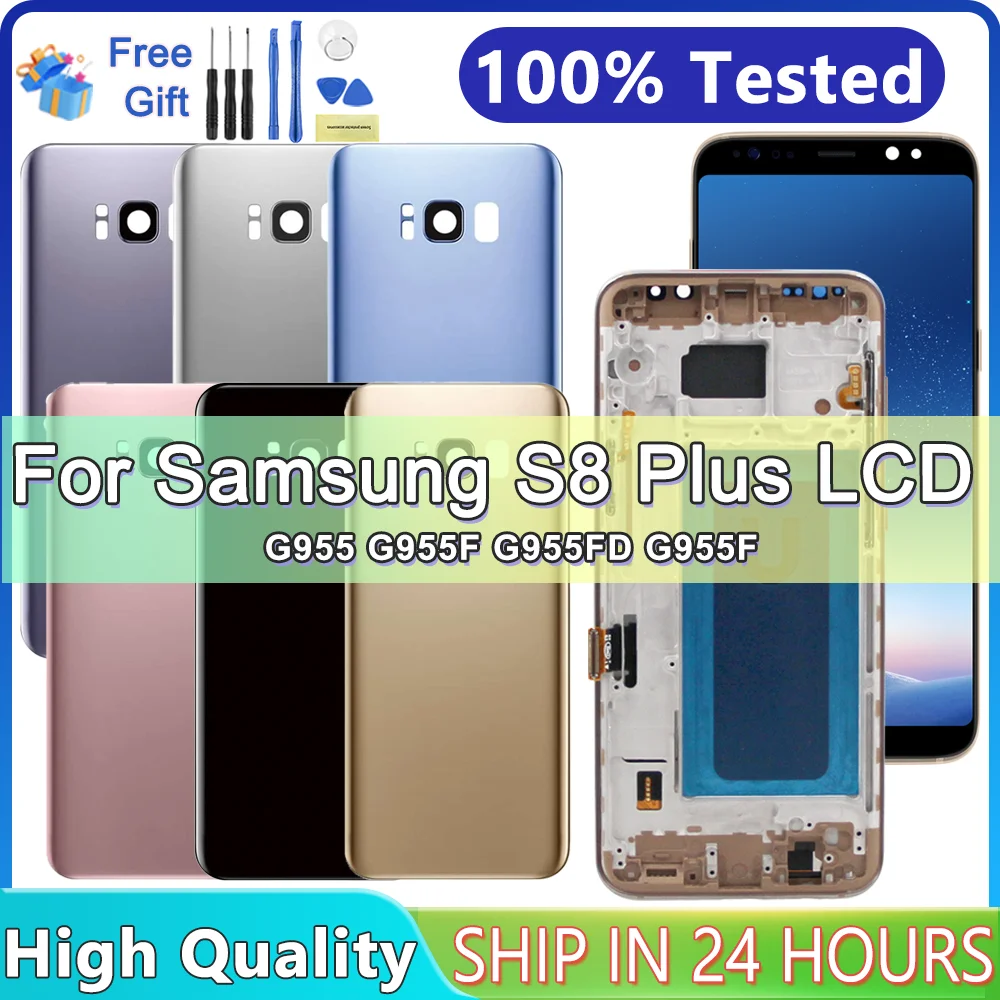 

Tested S8+ TFT For Samsung S8 Plus LCD Display Digital Touch Screen Digitizer Replacement For Samsung S8+ G955 G955F/DS Screen