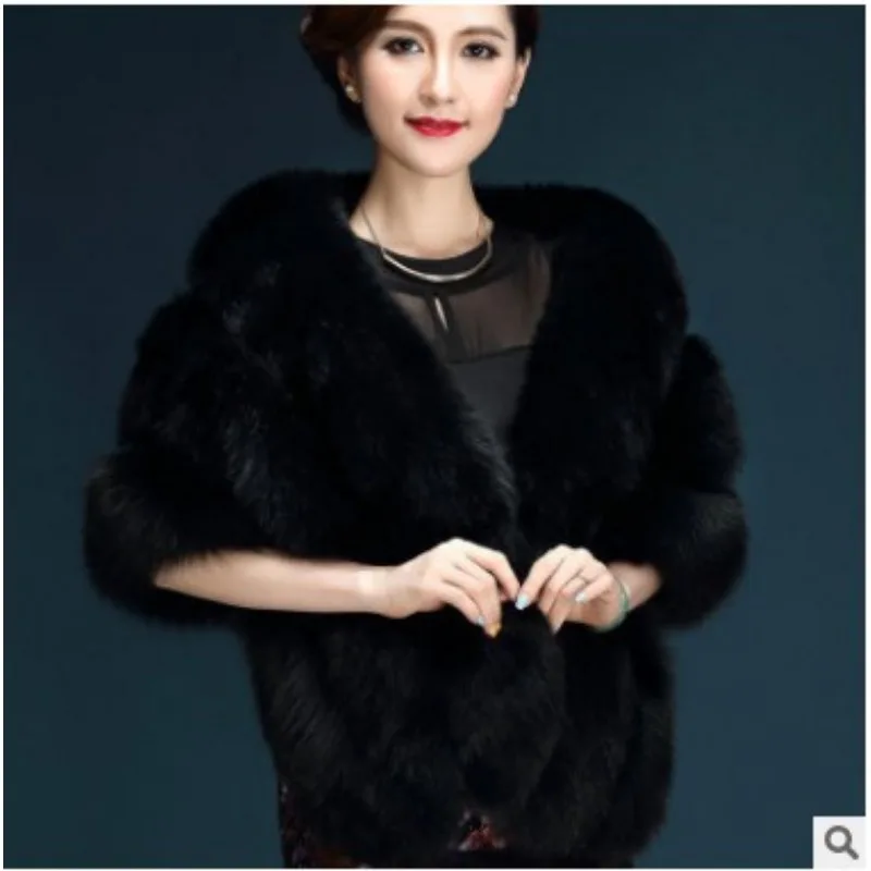 Autumn and Winter New Imitation Fox Fur Shawl, Cape, Dress, Cheongsam, Fur Cape Coat, Multi-color Optional.